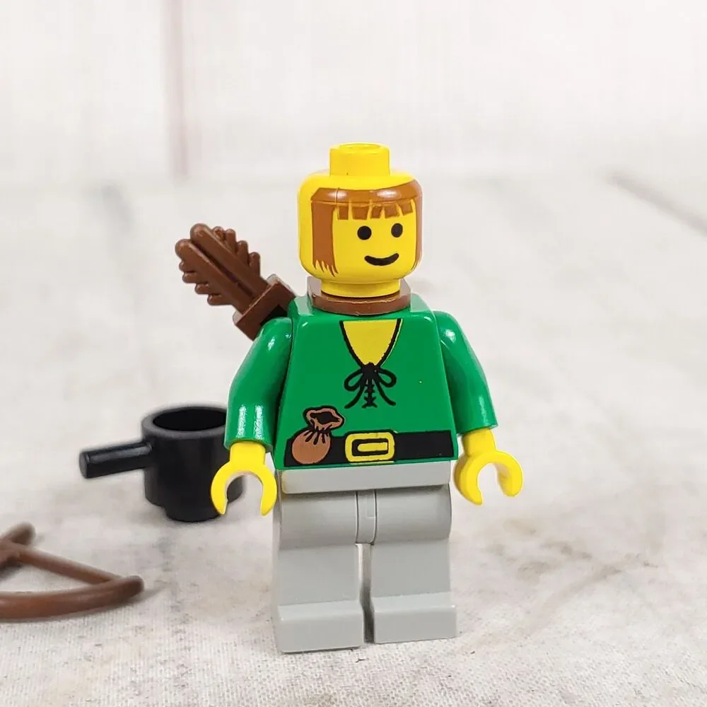 Lego Dark Forestman 3 Minifigure w/ Quiver + Bow - Castle 6024 6079 cas008
